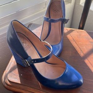 Vince Camuto Royal Blue Chunky Heels